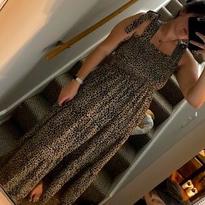 Cheetah maxi dress